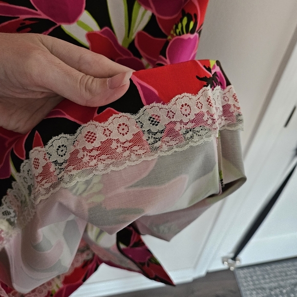 Kate Spade Red and Pink Tropical Floral Peplum Sleeveless Sheath Dress NWOT 4 - Picture 7 of 13